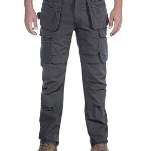 Carhartt Steel Relaxed Fit Double Front Multi-Pocket Cargo Trousers